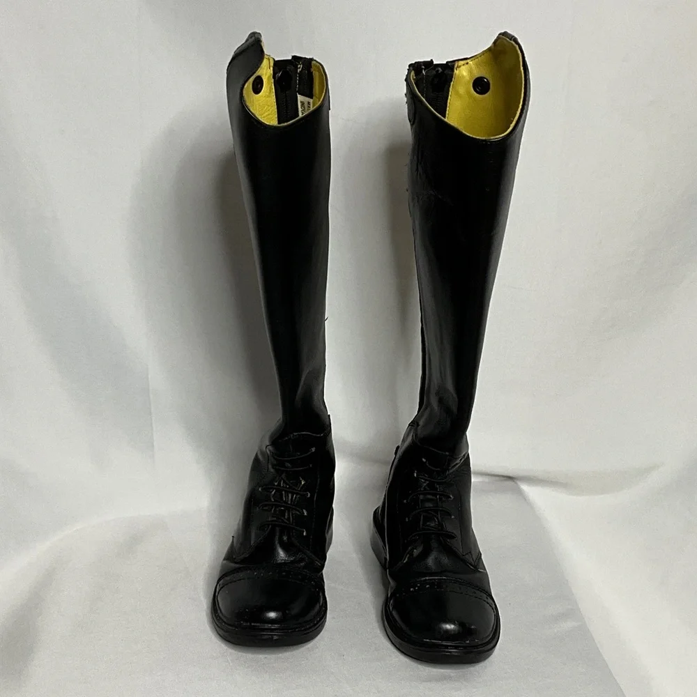 Tuff Rider Kids Black Riding Boots - Picture 4 of 12